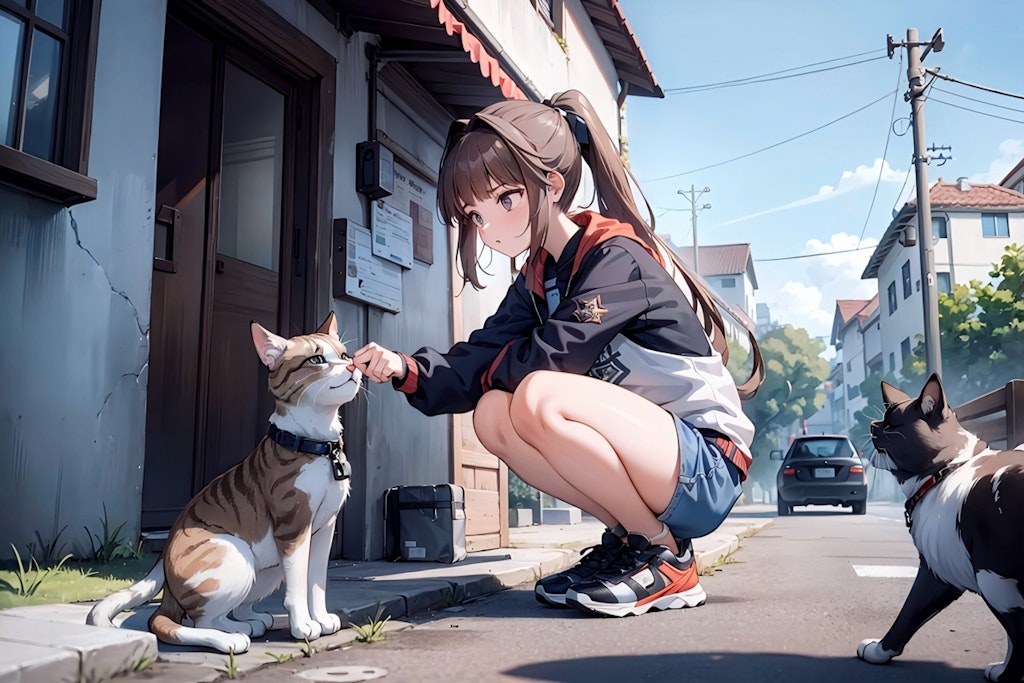 猫と少女