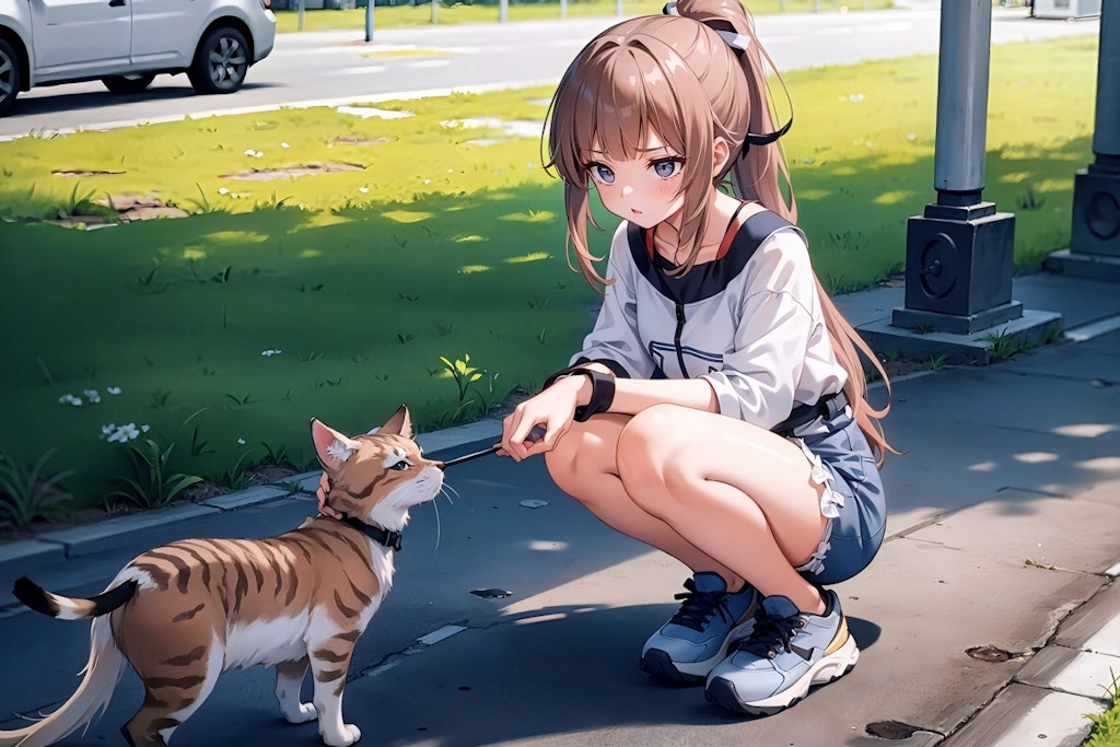 猫と少女