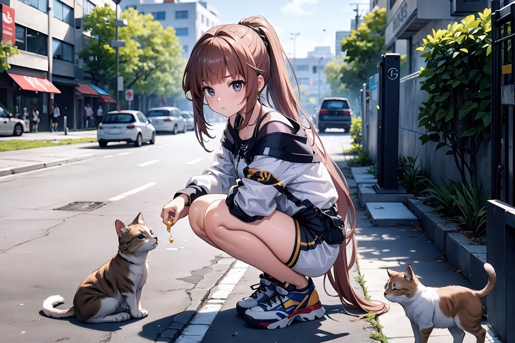 猫と少女