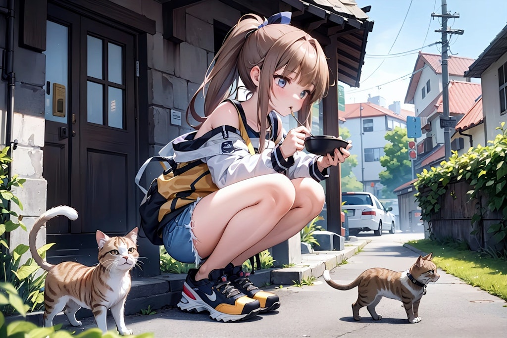 猫と少女