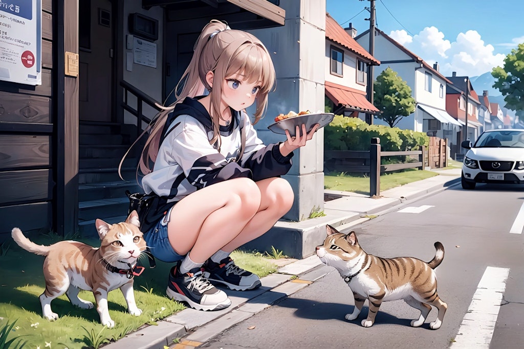 猫と少女