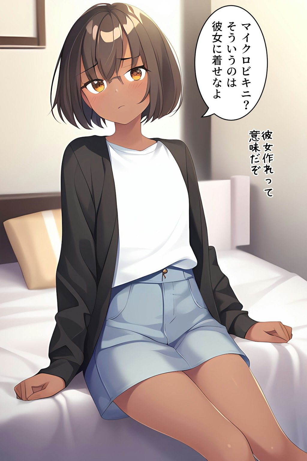 まんざらでもない腐れ縁の女友達ちゃんです