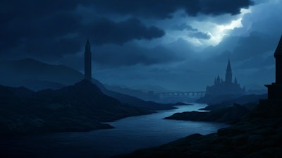 闇の世界の城