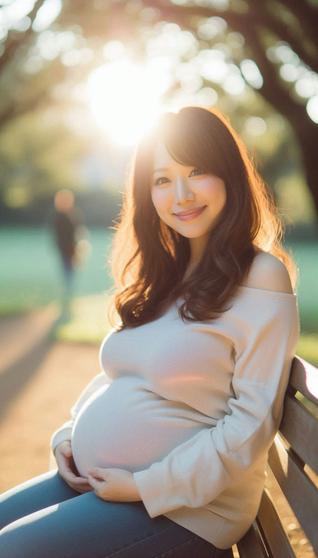 笑顔の素敵な妊婦さん