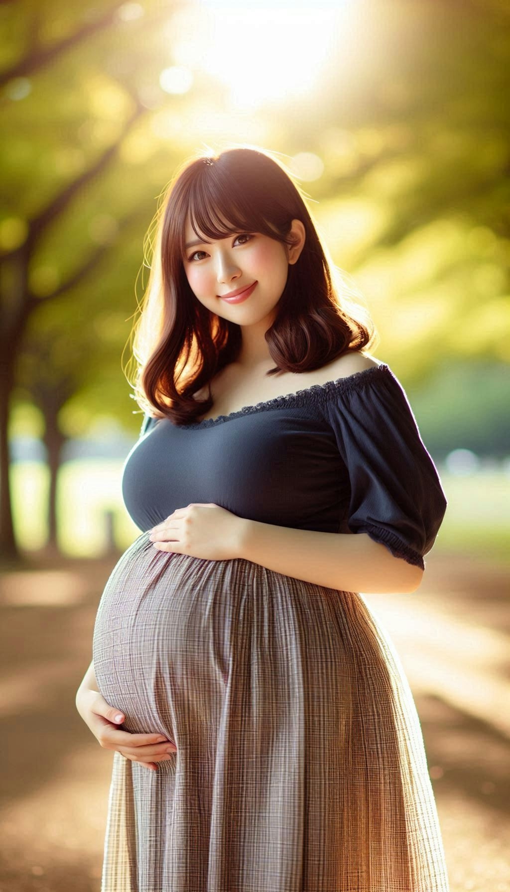 笑顔の素敵な妊婦さん