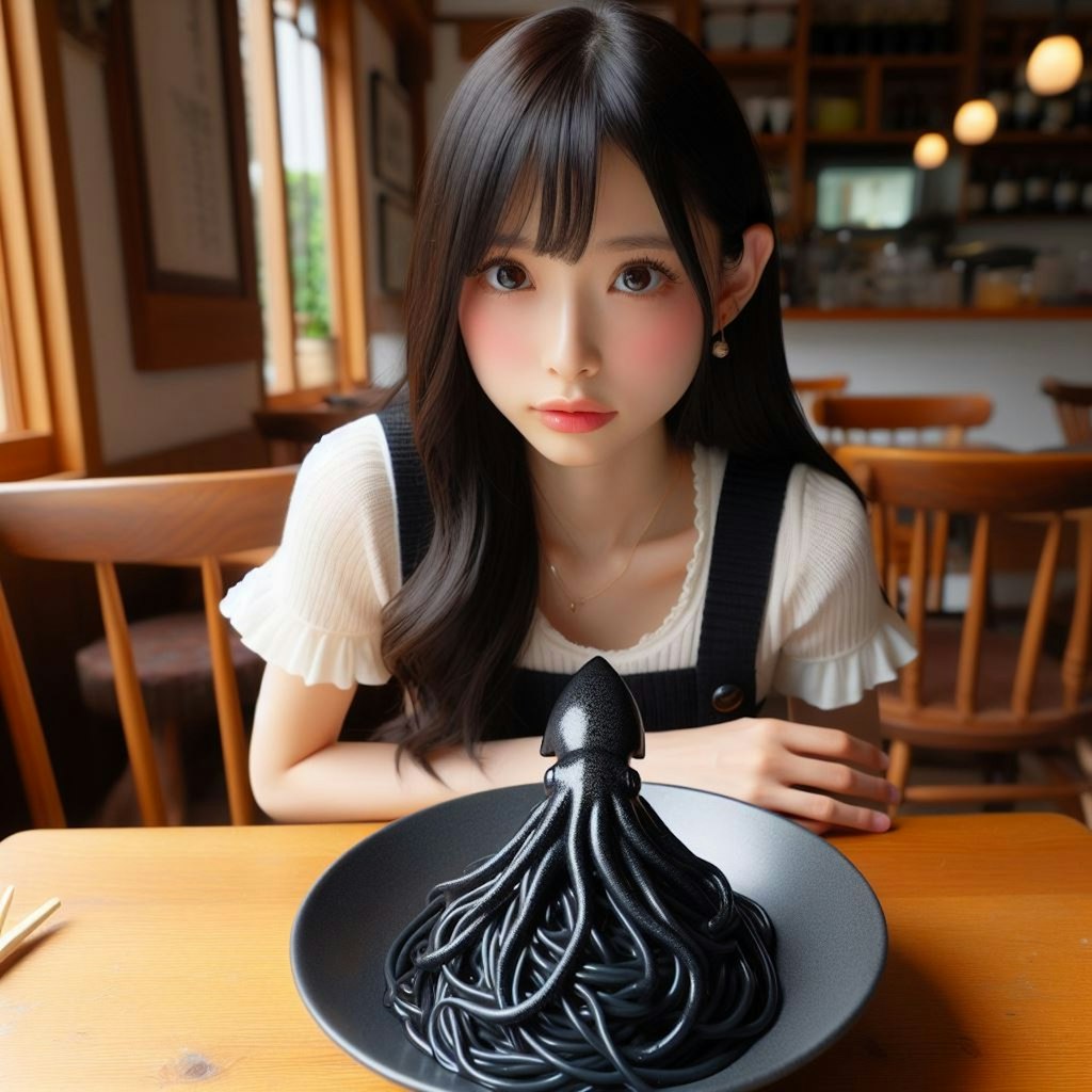 squid ink pasta