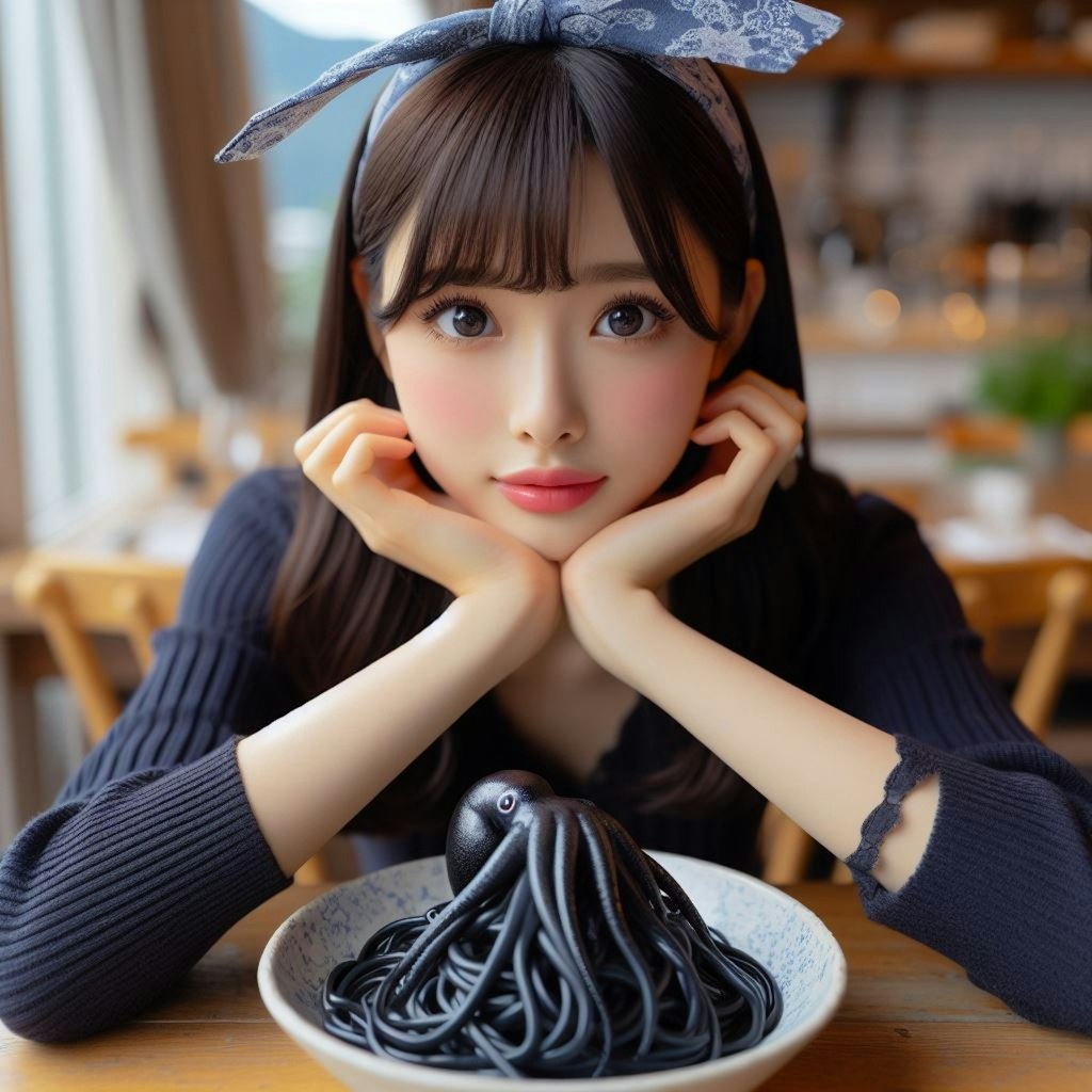 squid ink pasta