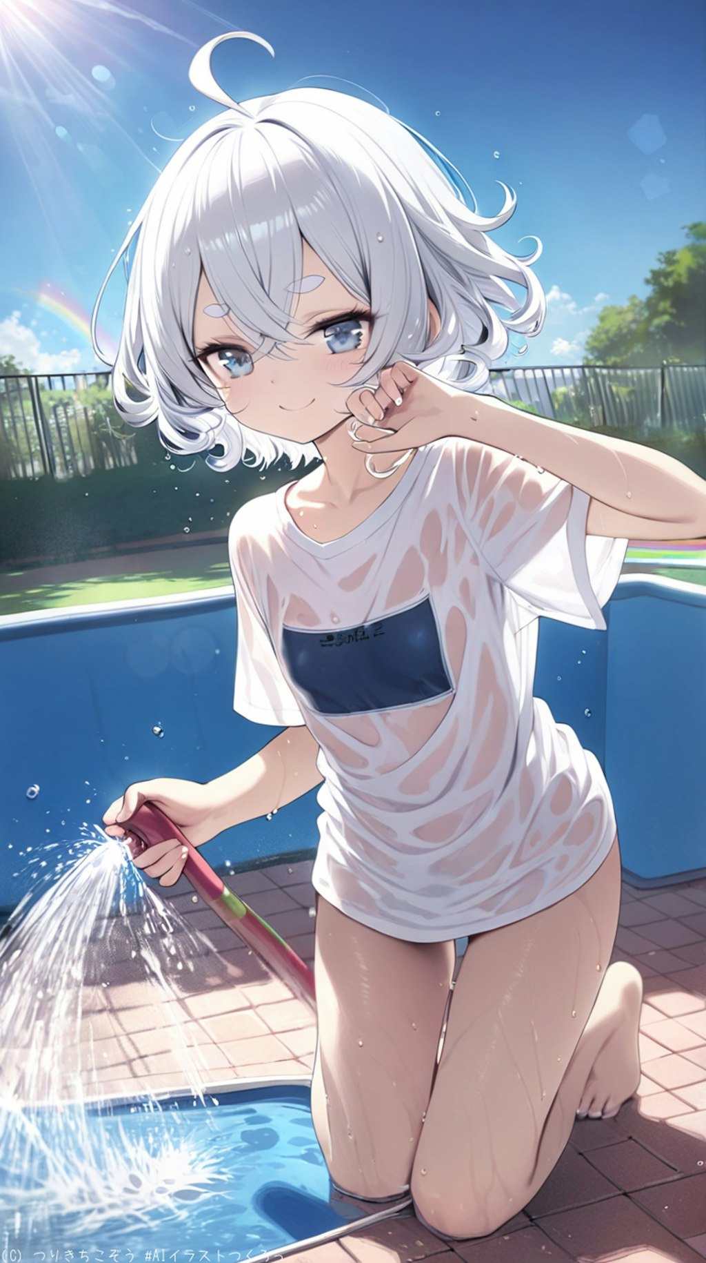 夏はやっぱり水遊び