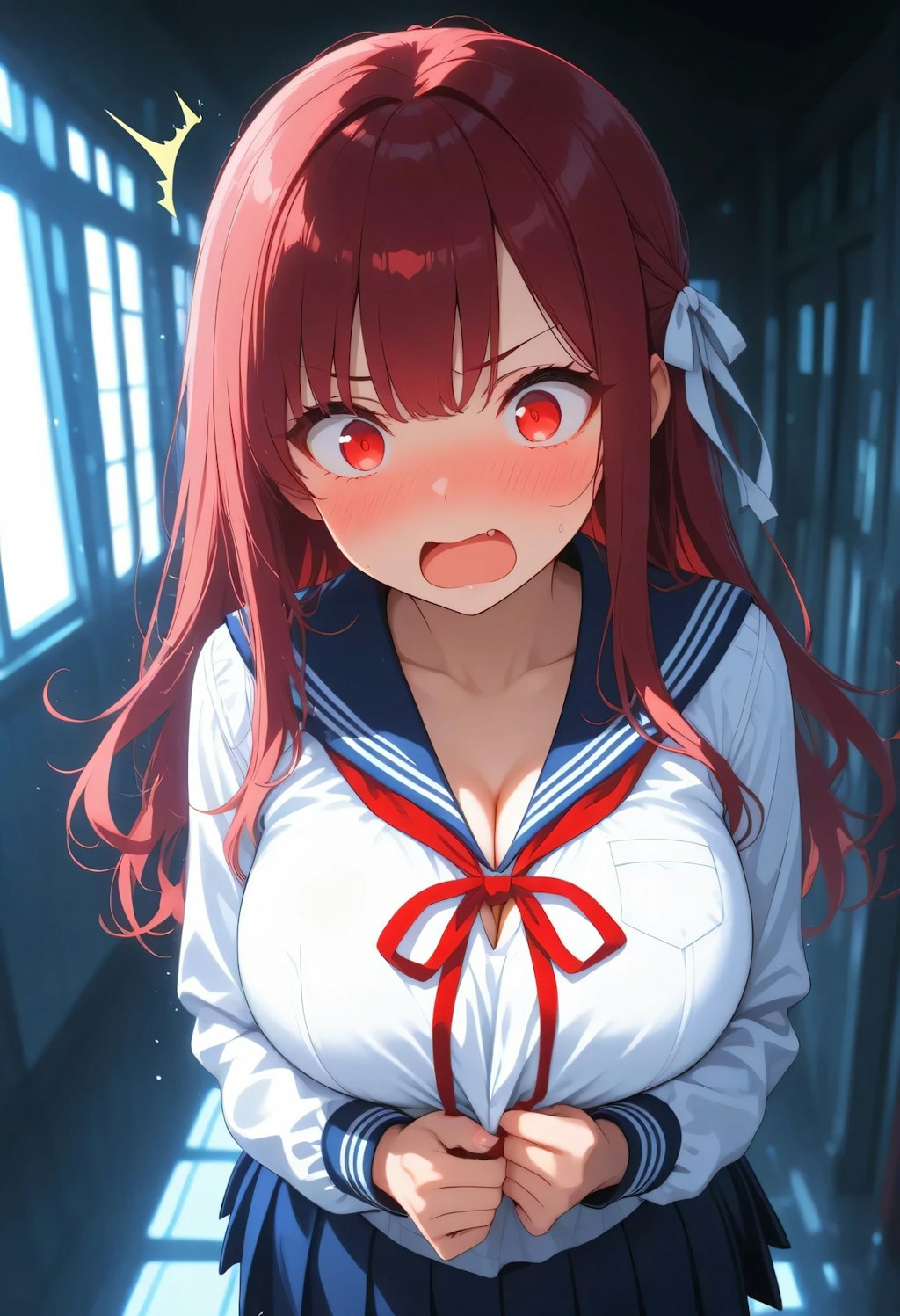 はっ！？？///  告白を受け恥ずかしい顔💦