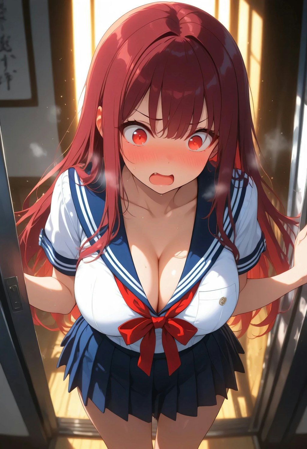 はっ！？？///  告白を受け恥ずかしい顔💦