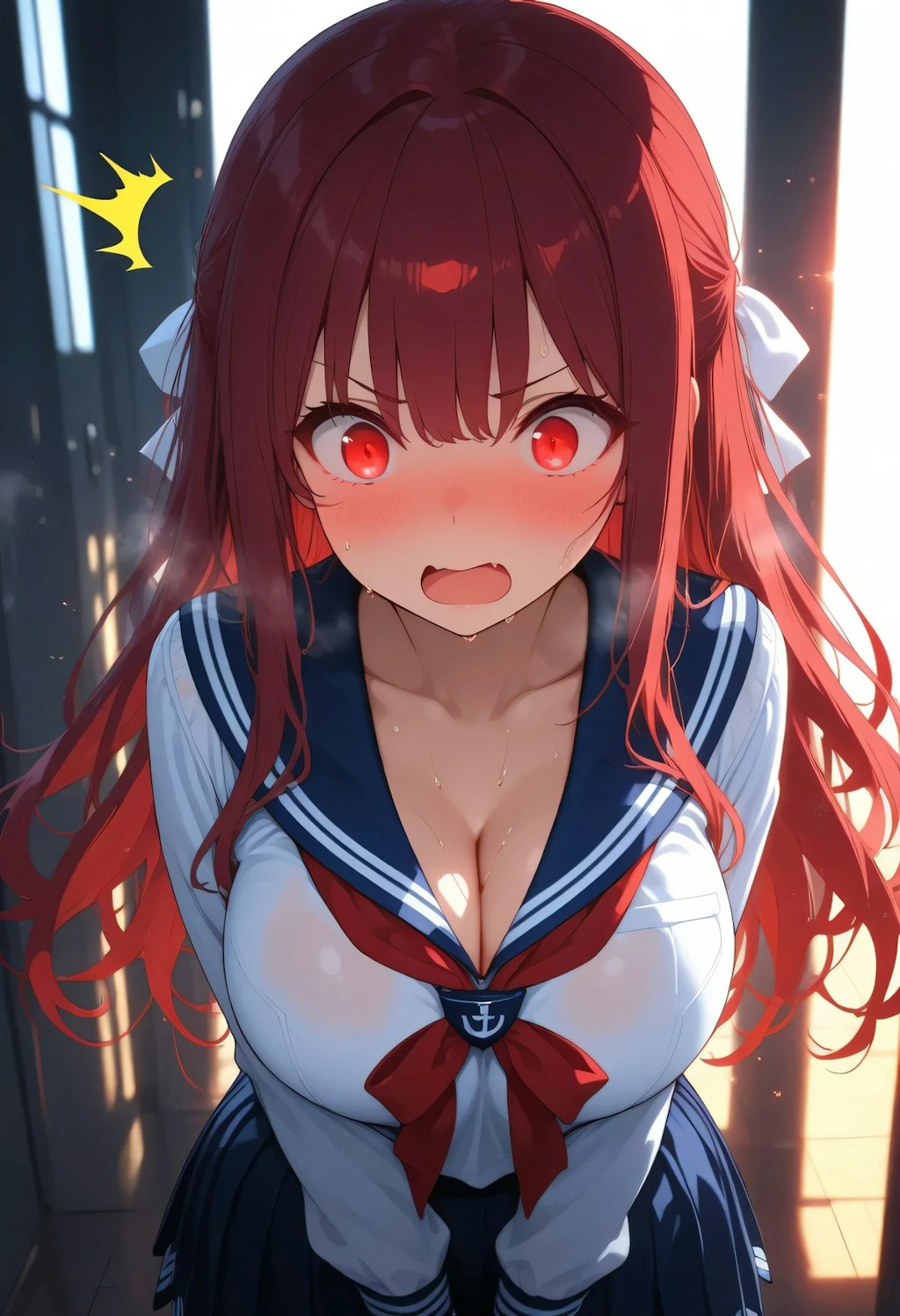 はっ！？？///  告白を受け恥ずかしい顔💦