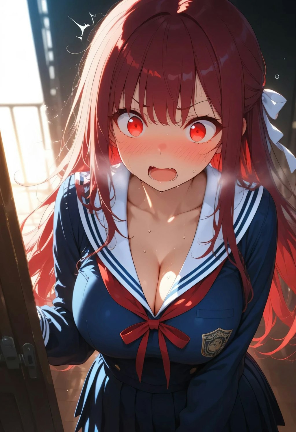はっ！？？///  告白を受け恥ずかしい顔💦