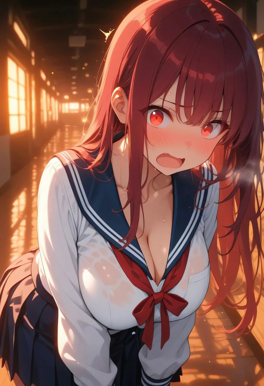 はっ！？？///  告白を受け恥ずかしい顔💦
