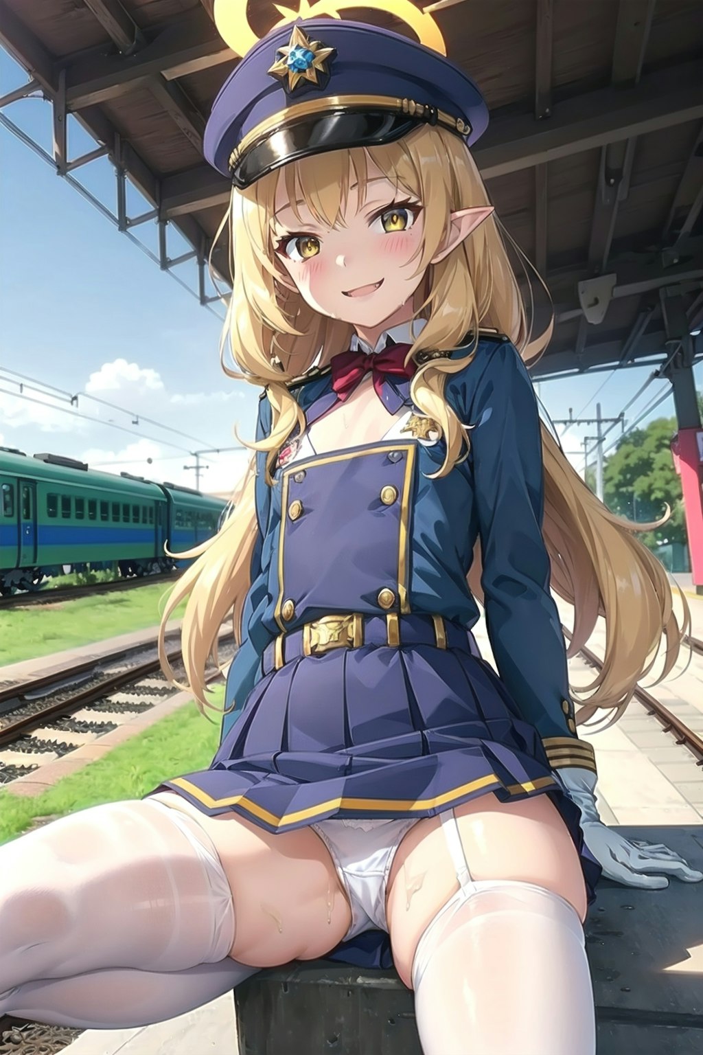 オトナを挑発するのを止めない鉄道員の少女