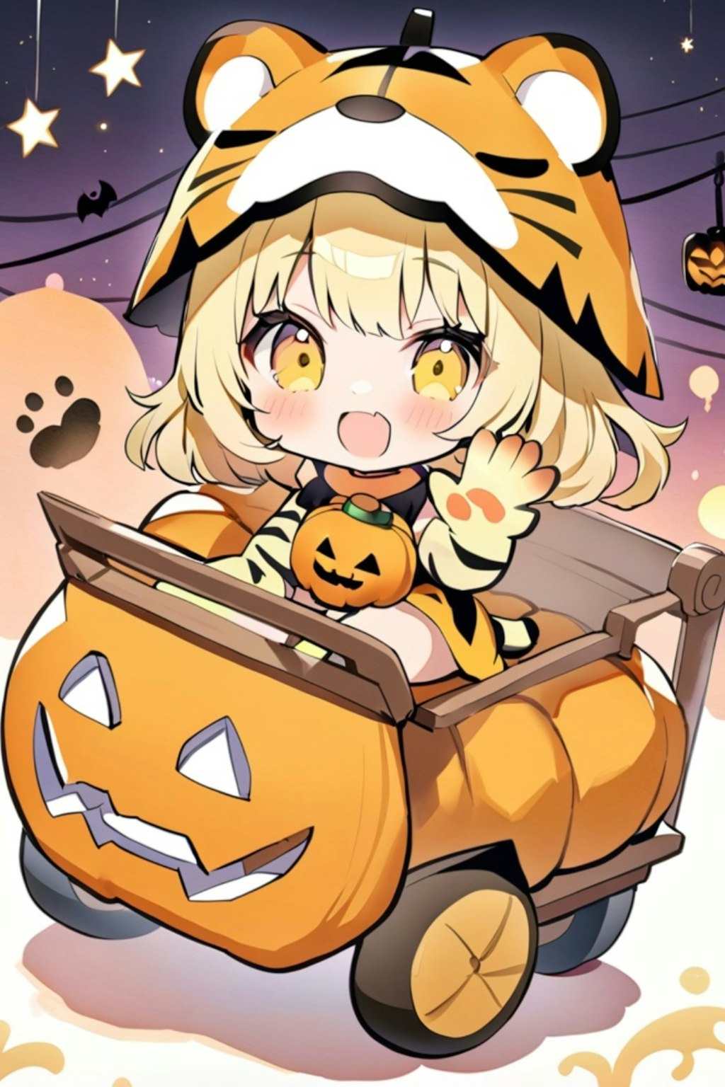 ハロウィンと虎娘ちゃん