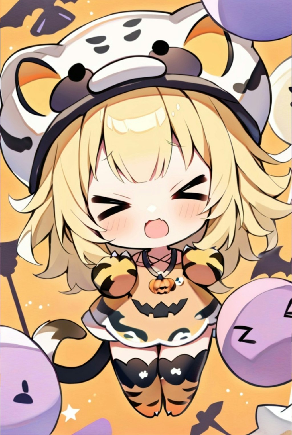 ハロウィンと虎娘ちゃん