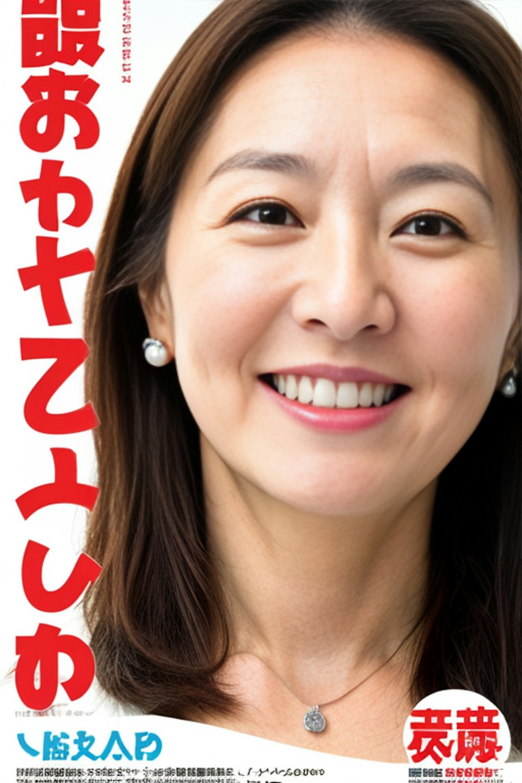 AI熟女党 選挙ポスター