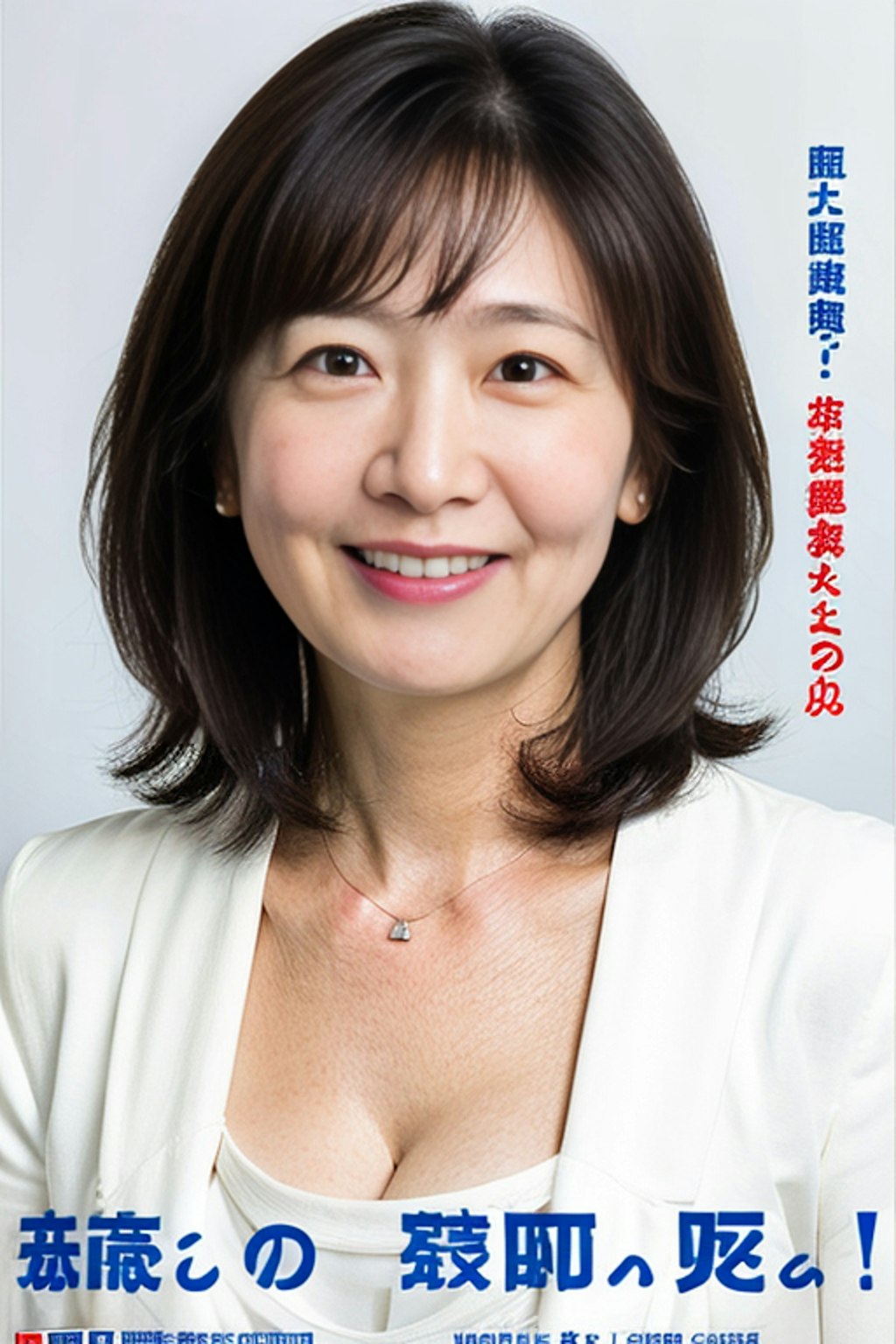 AI熟女党 選挙ポスター