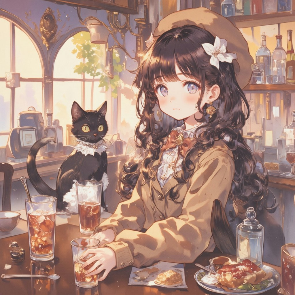 猫のいるBar