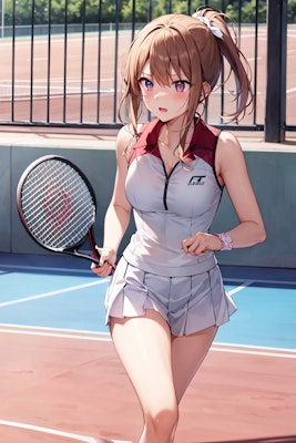 テニス部の彼女