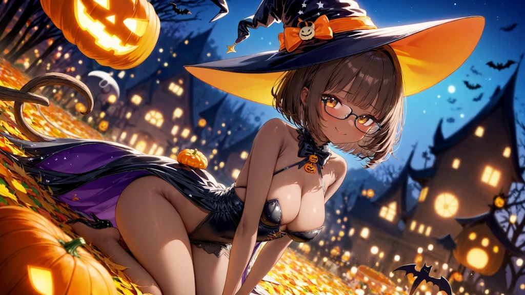 ハロウィン魔女さん