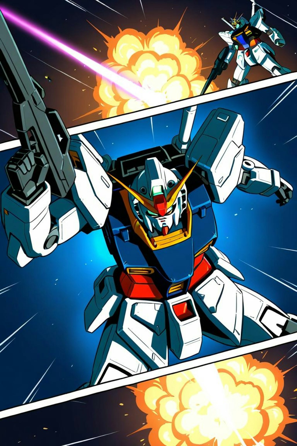 ガンダム　漫画風2