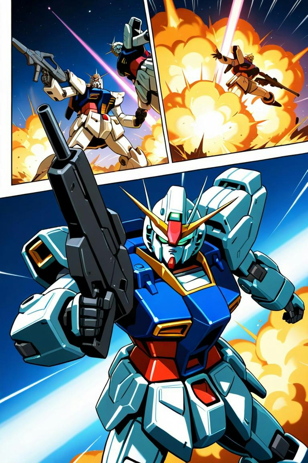 ガンダム　漫画風2