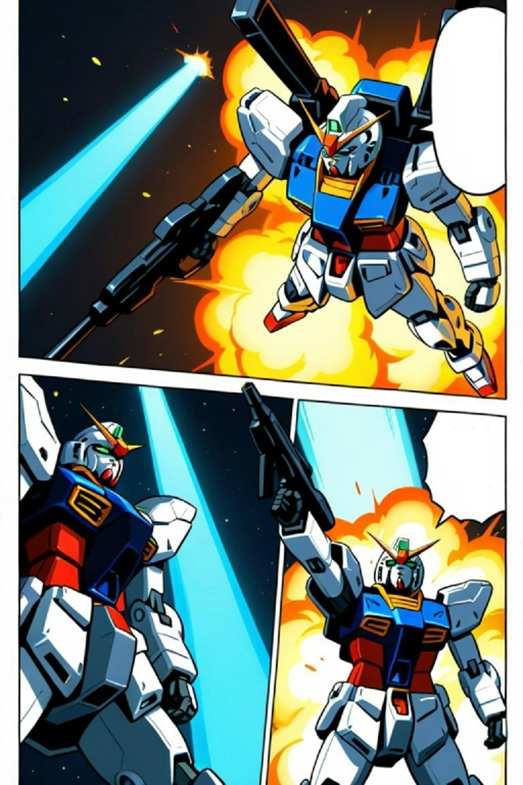 ガンダム　漫画風2