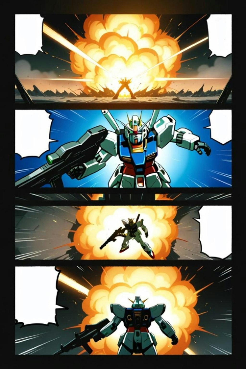 ガンダム　漫画風2