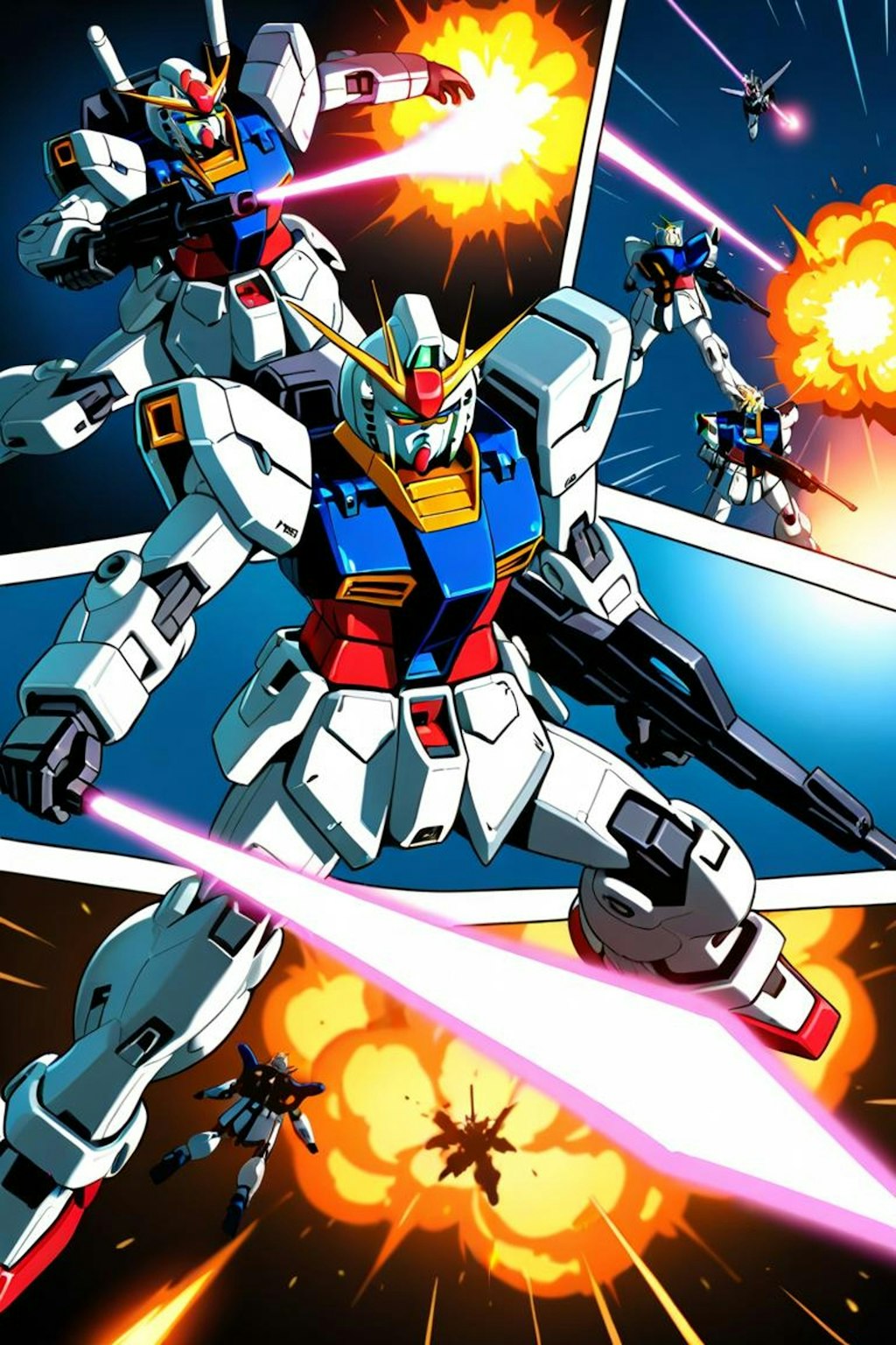 ガンダム　漫画風2