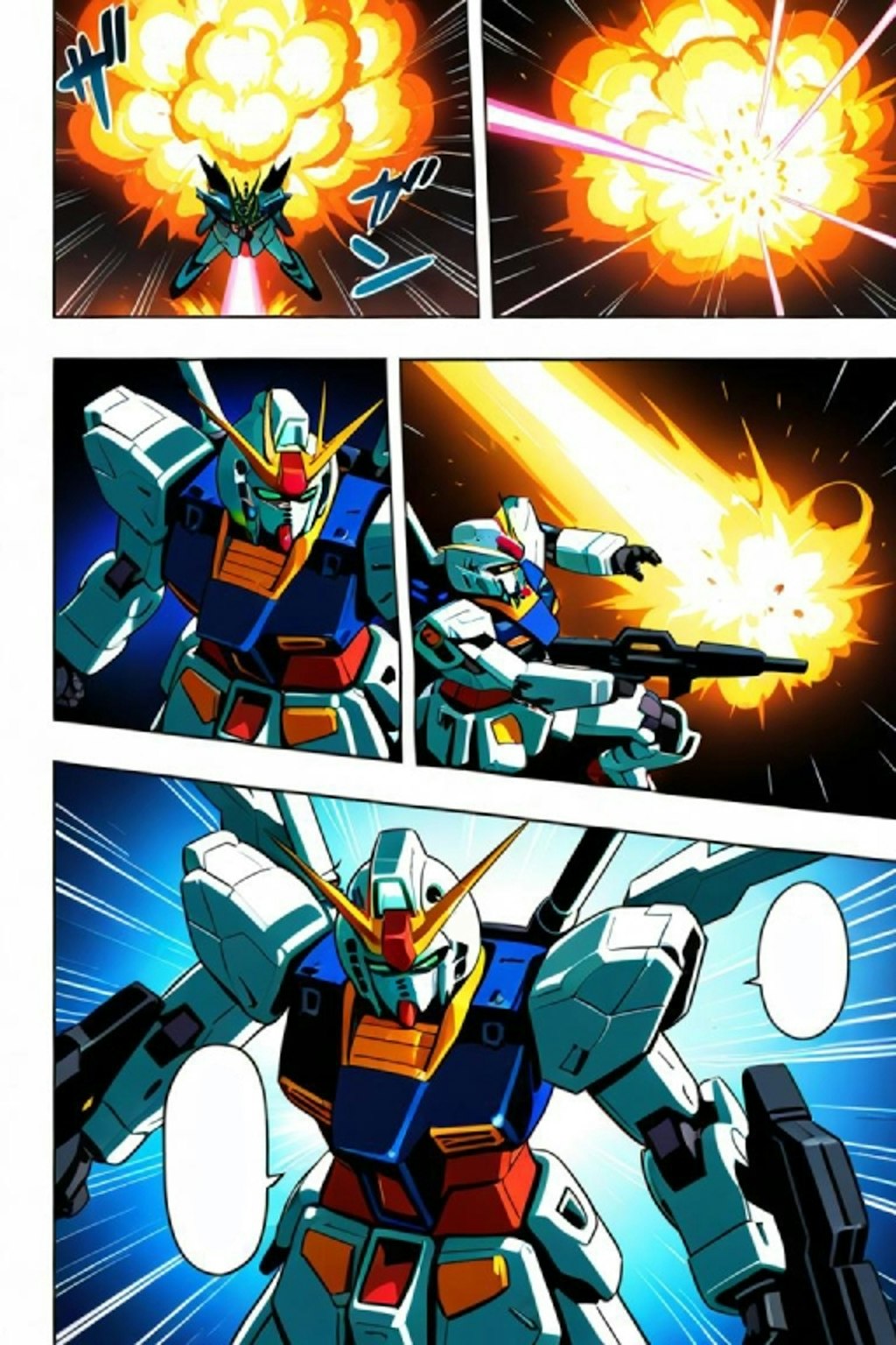 ガンダム　漫画風2