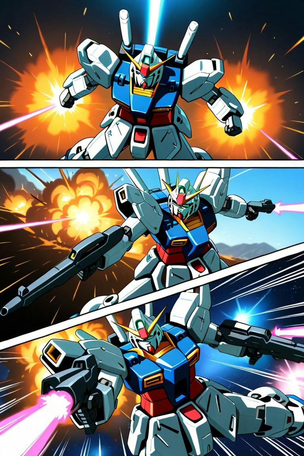 ガンダム　漫画風2