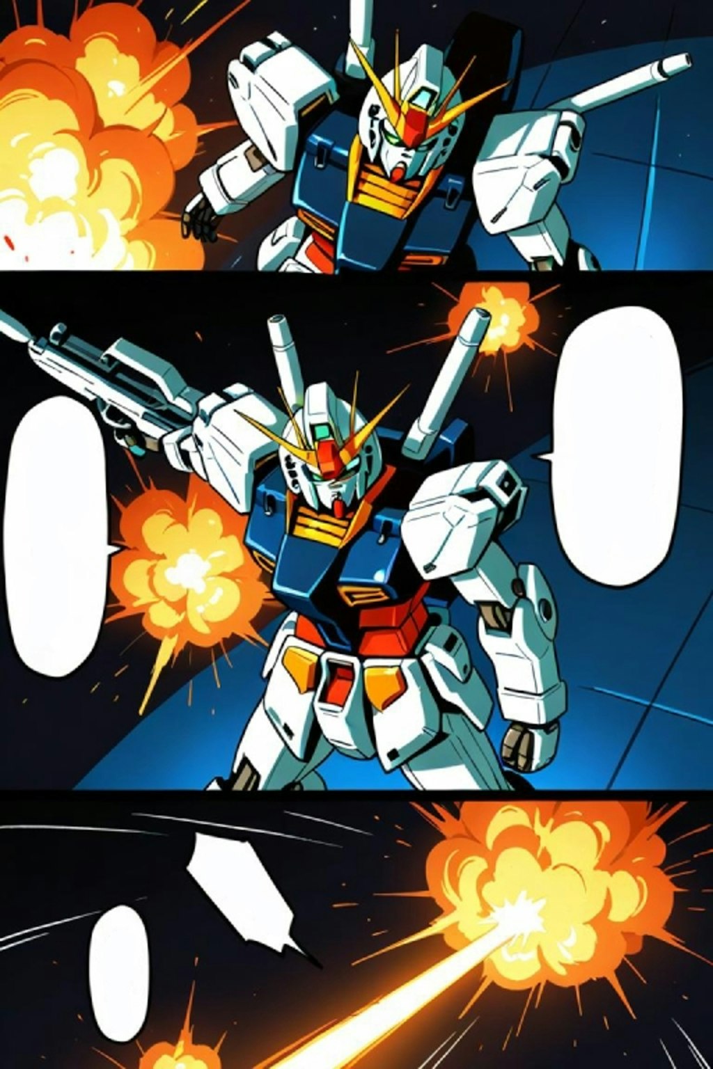 ガンダム　漫画風2