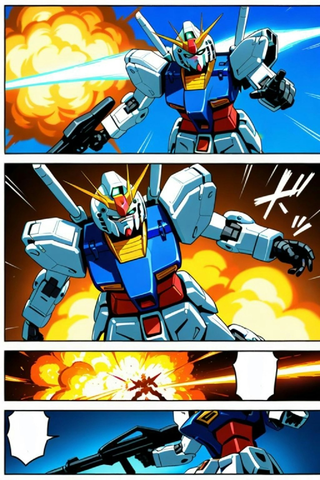 ガンダム　漫画風2
