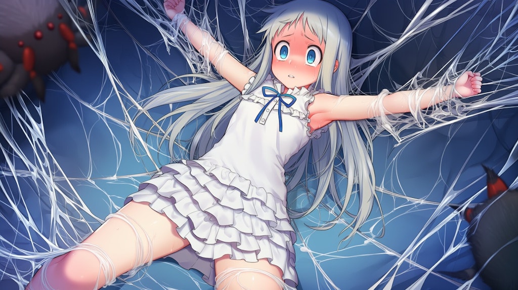 【天国では無く蜘蛛の巣へ①】蜘蛛達に歓迎される幽霊の少女