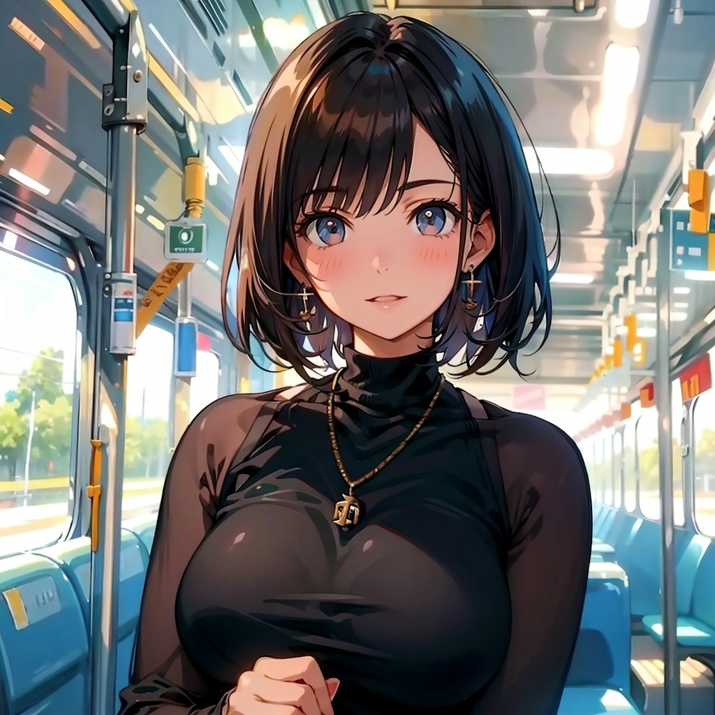 この電車でよく会うね