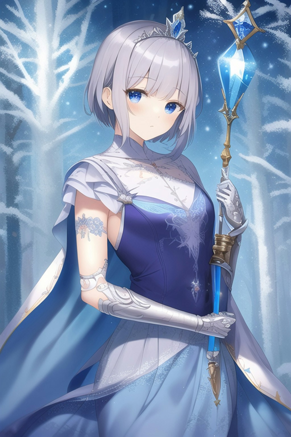 雪の魔法少女