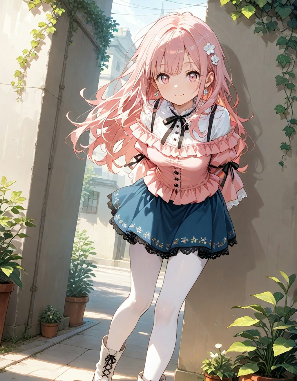 街角にて