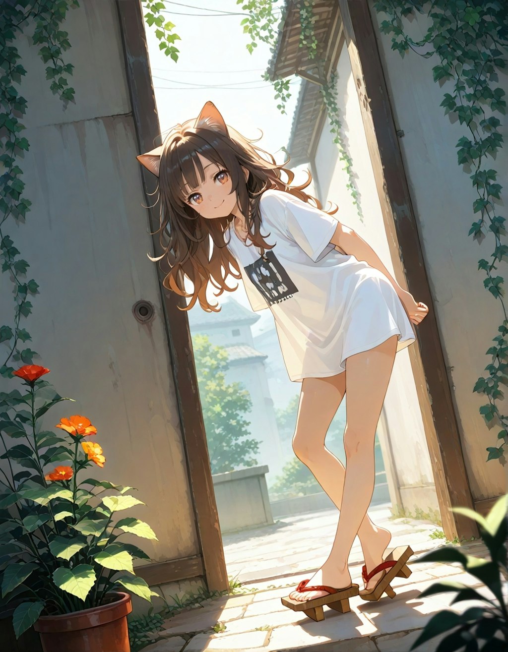 街角にて