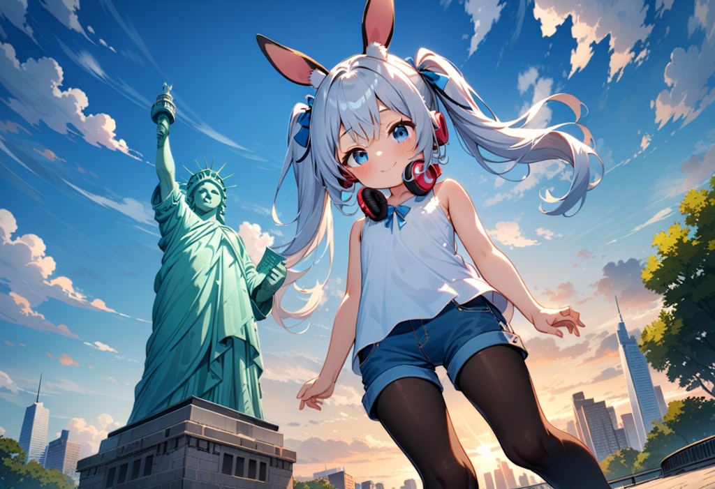 アメリカ旅行in自由の女神