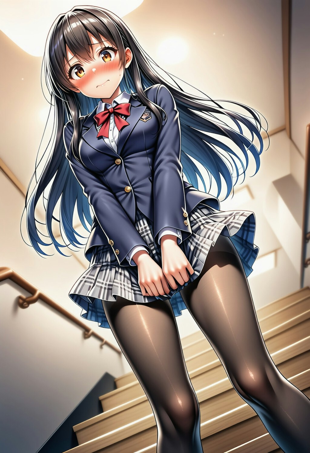 ブレザーの女の子