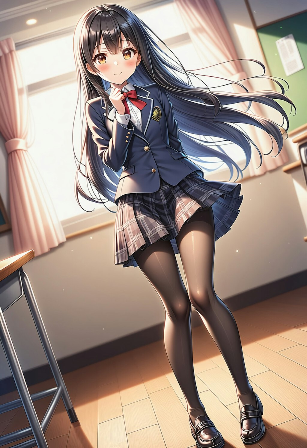 ブレザーの女の子