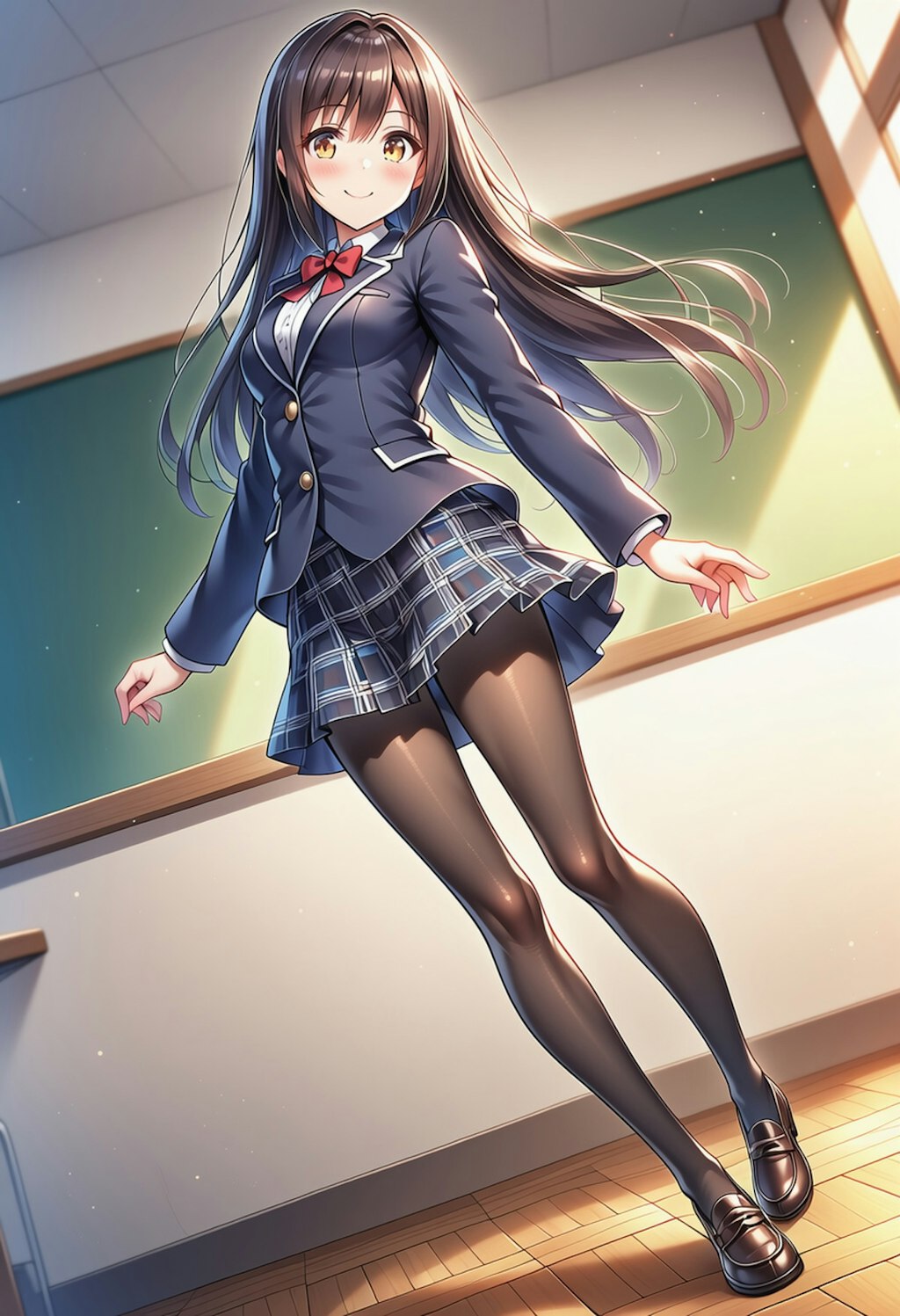 ブレザーの女の子