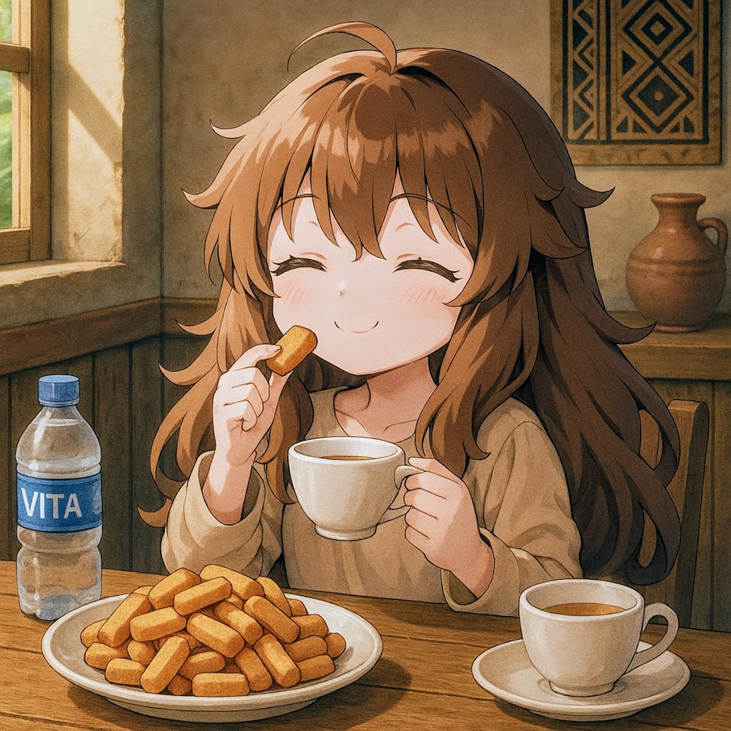 チンチンを頬張る小さな女の子