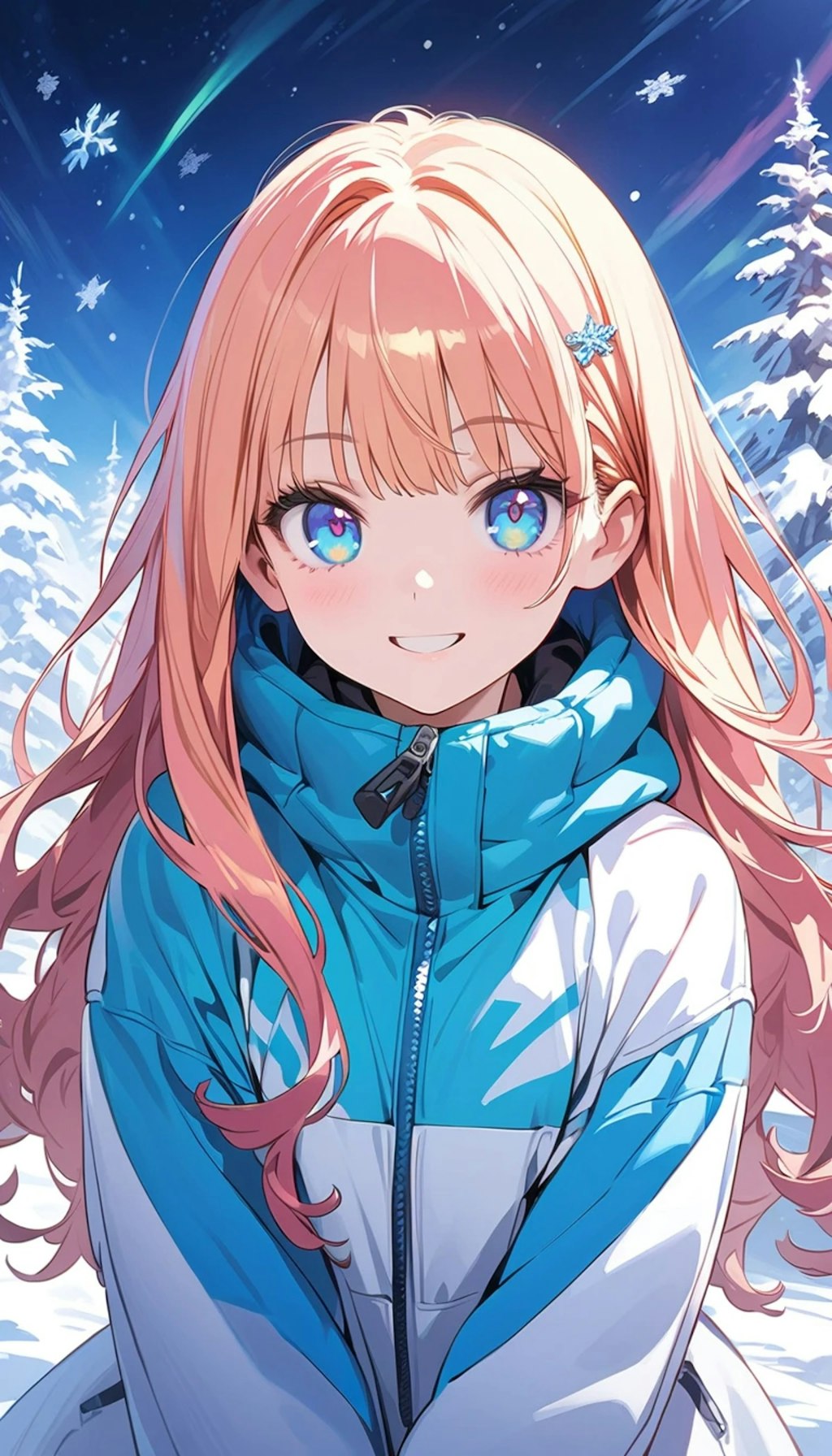 雪山の女の子 Snow Mountain Girl