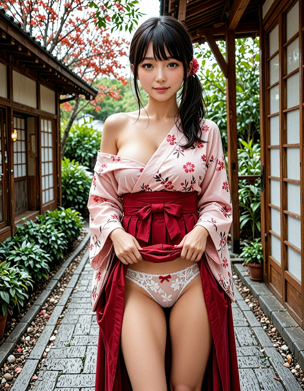 鮮やか着物②