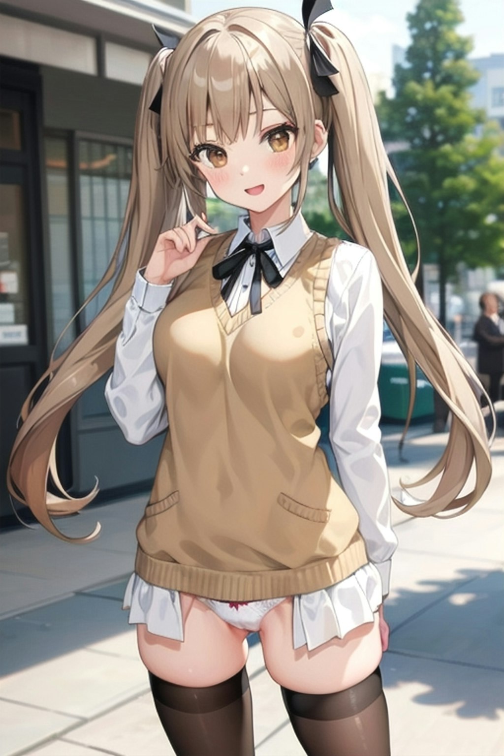 School twintails girl