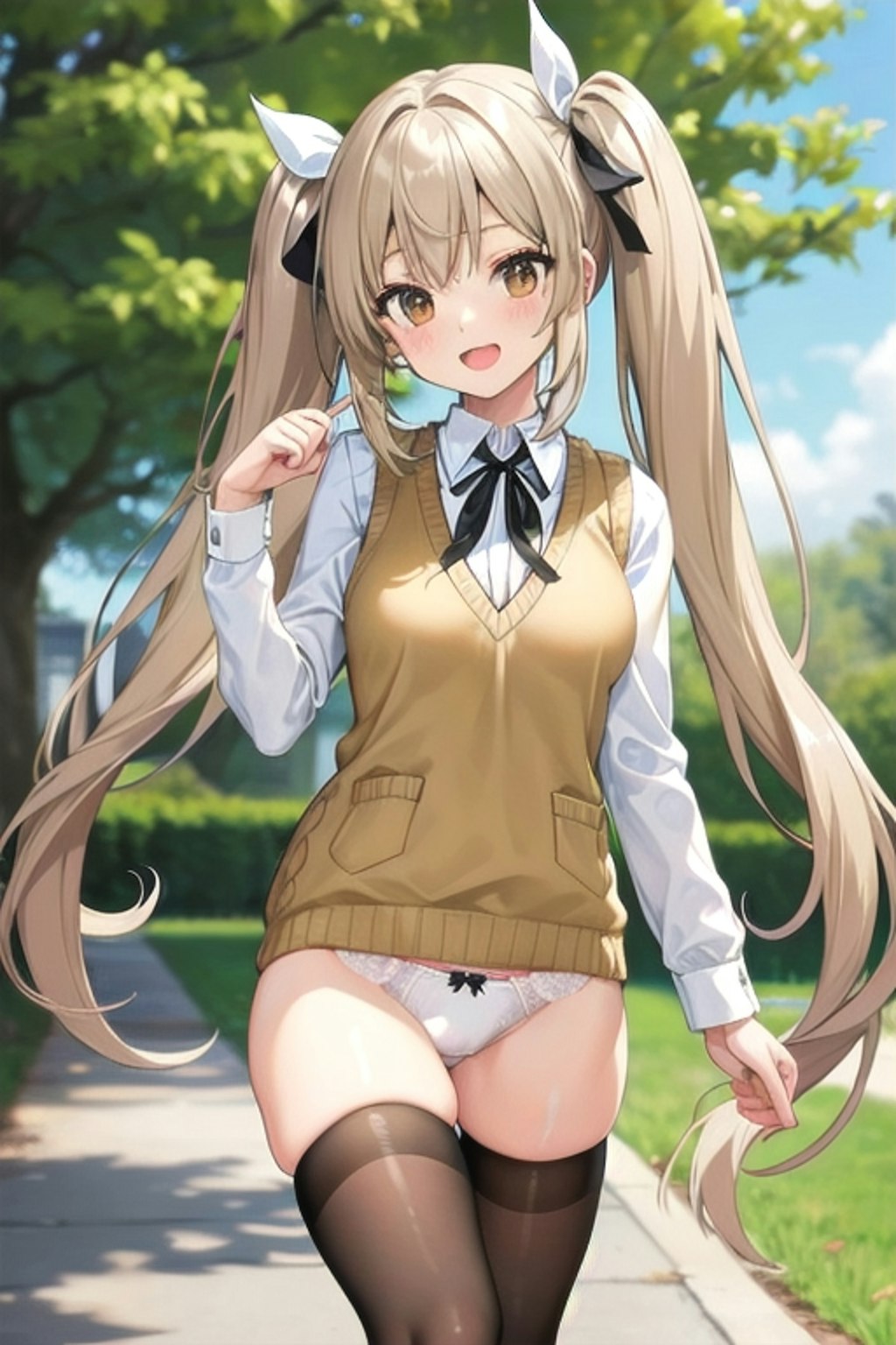 School twintails girl