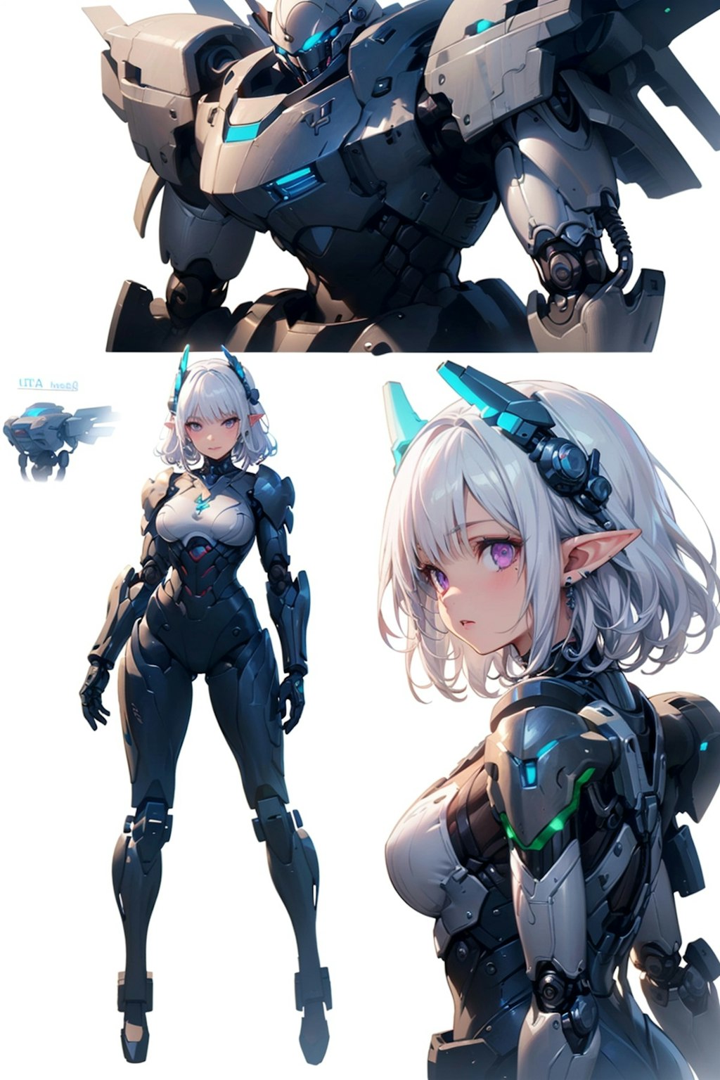 elf robo girl