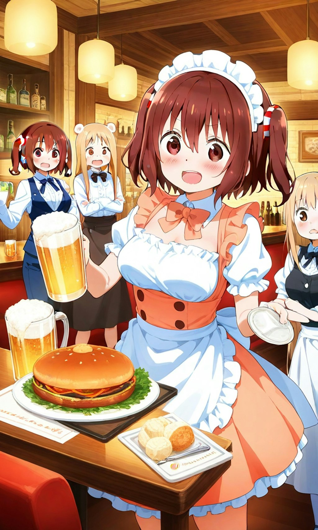 いろんなキャラのバーテンダー。